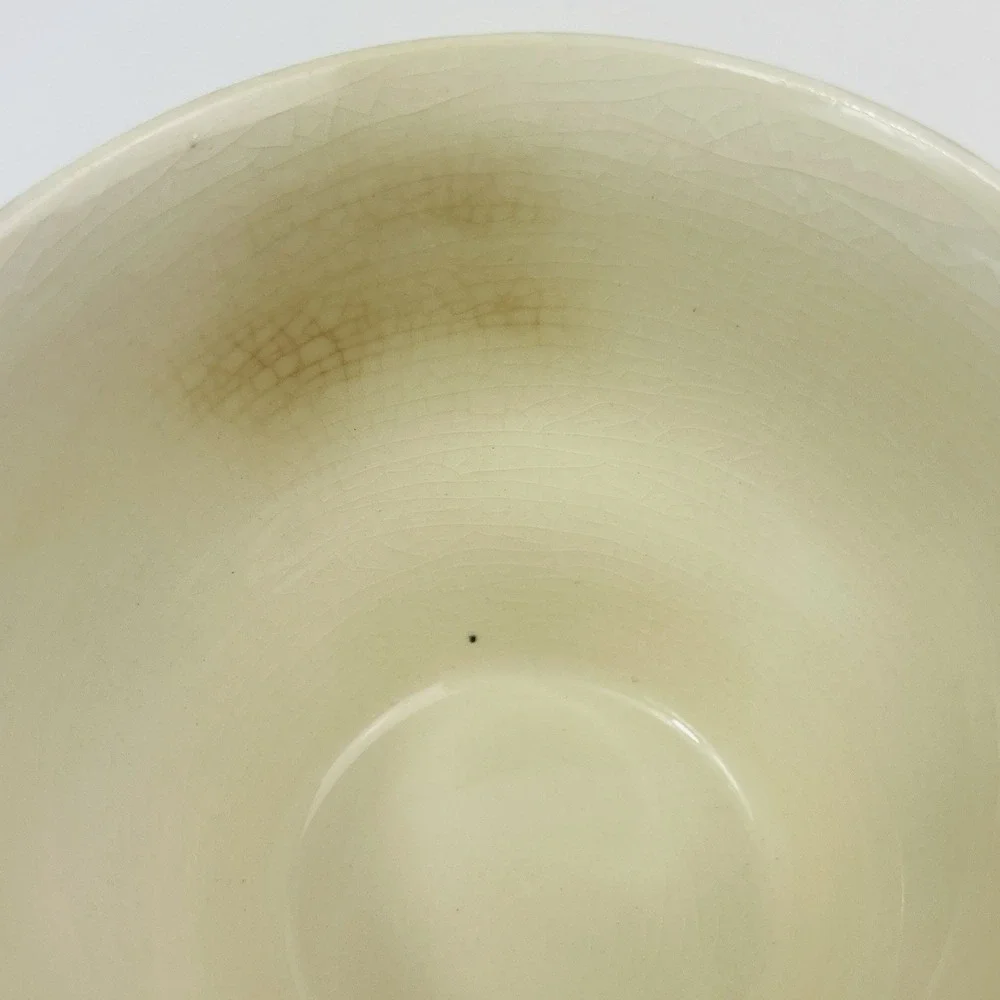 Century by Salem Aristocrat‎ 23 Karat Gold 2 Tea Cups Floral Crazing Browning